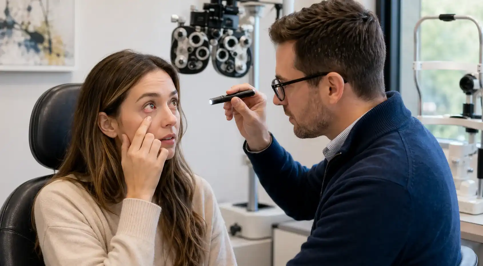 Urgent eye care visit at Cedar Valley Eyecare