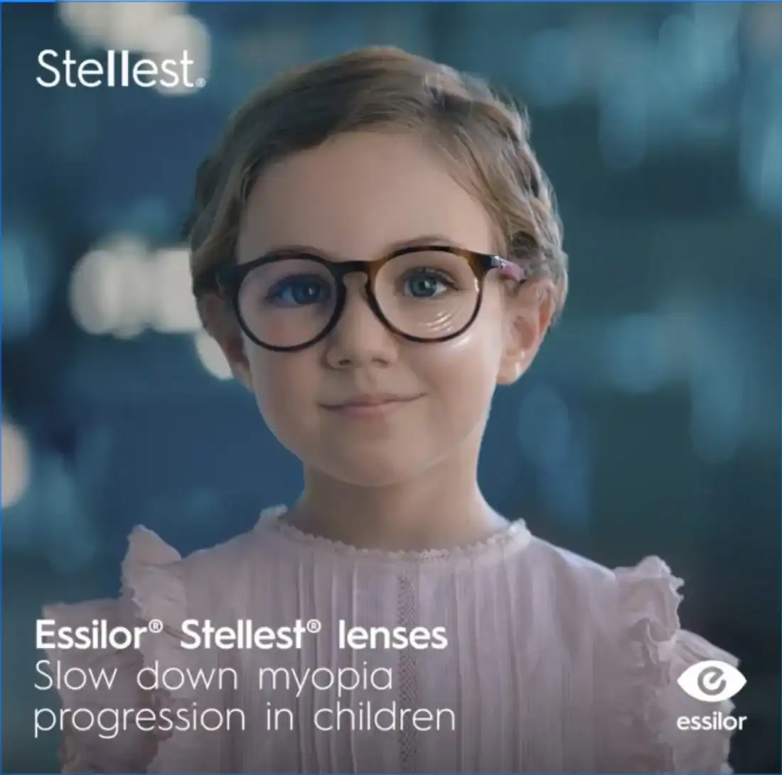 Child wearing myopia control lenses in Syracuse, Utah